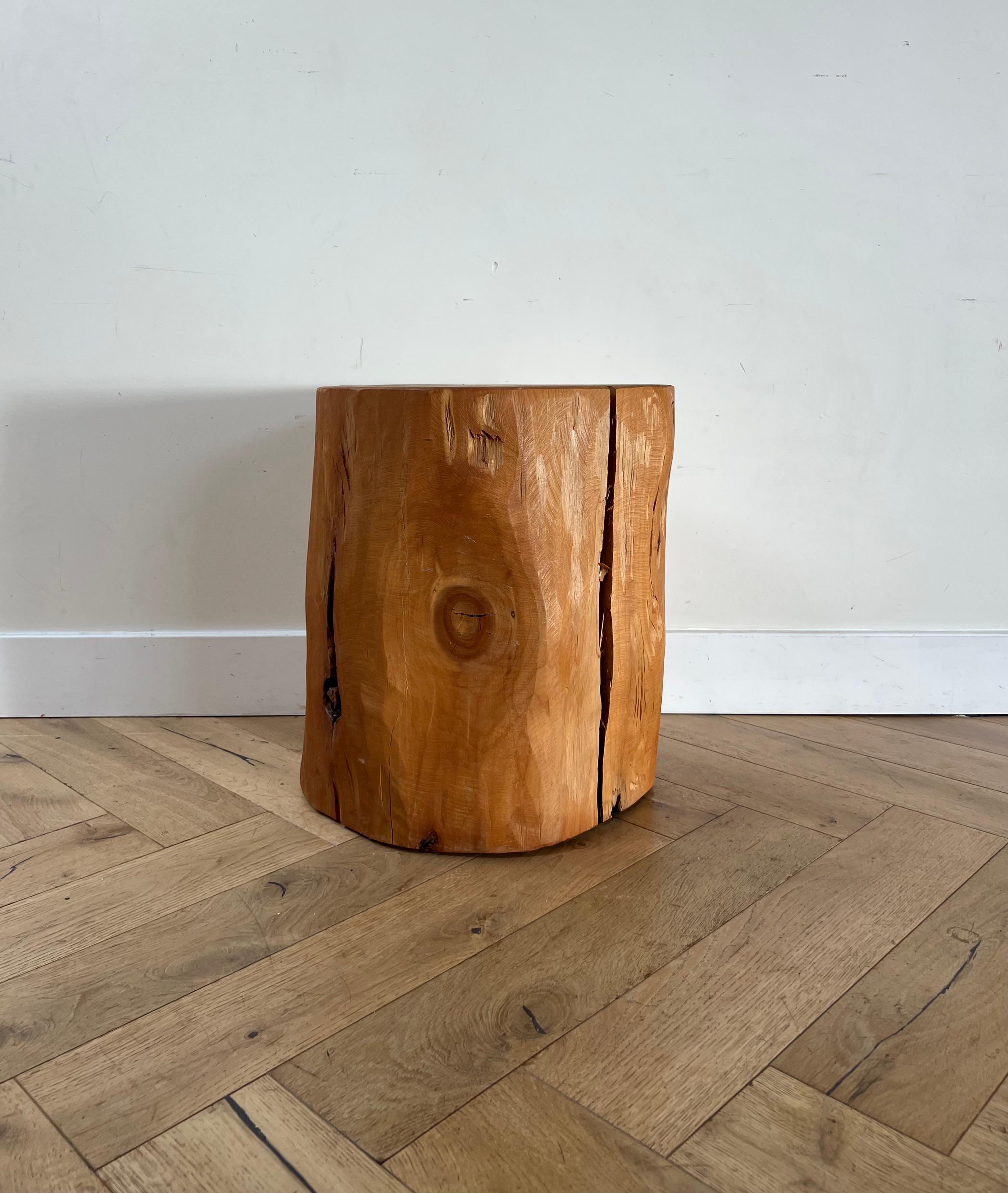 Tree Stump Side Table, 21st Century For Sale 6