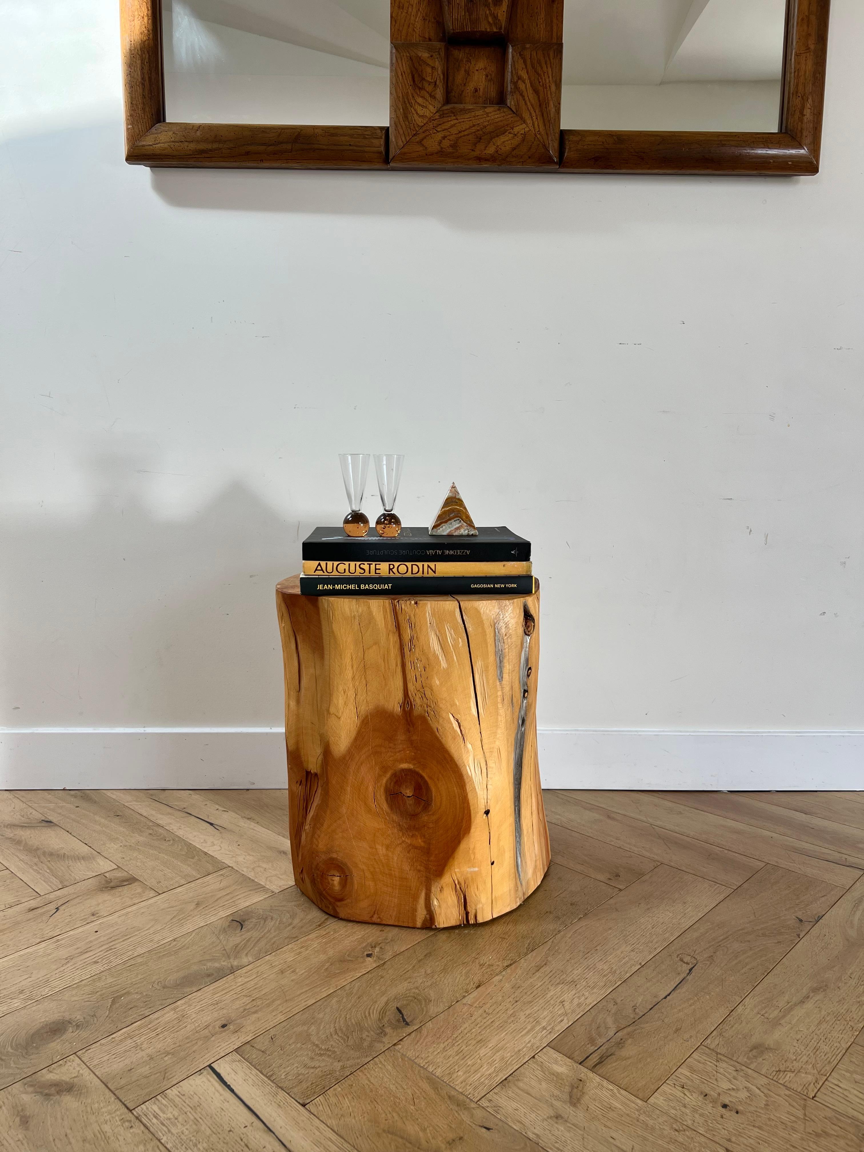 Table d'appoint en écailles d'arbre, XXIe siècle en vente 7