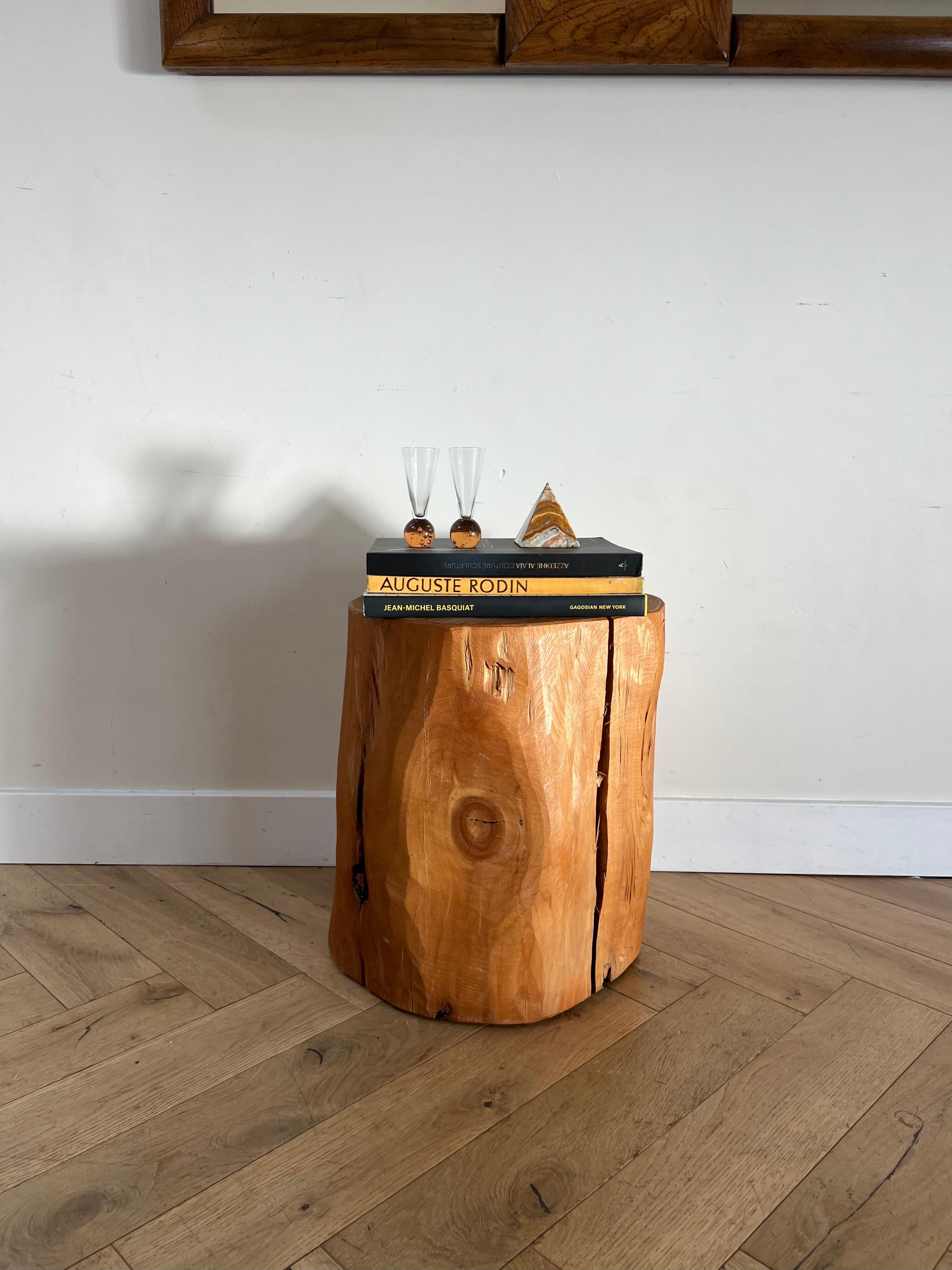 Tree Stump Side Table, 21st Century For Sale 10