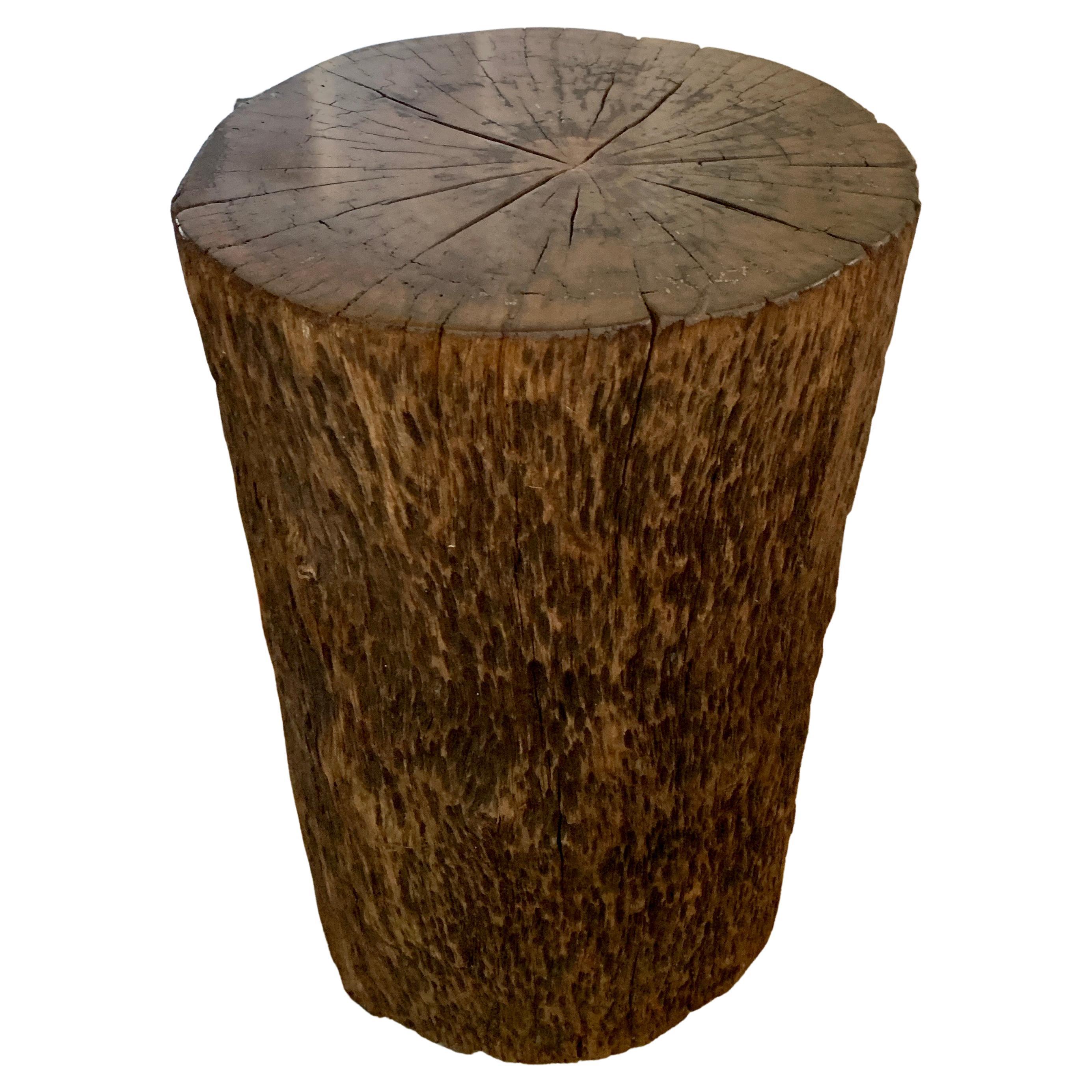 Tree Stump Side Table or Stool