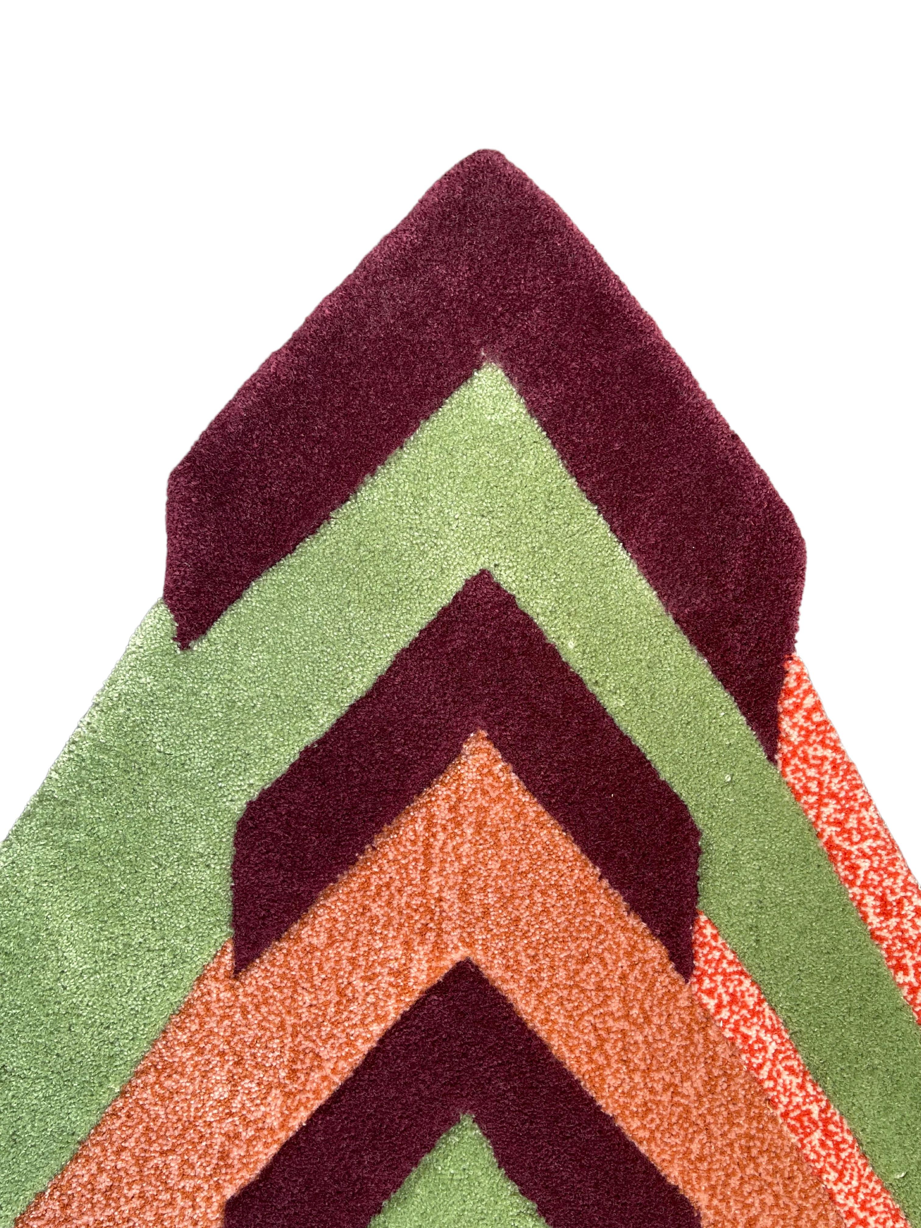 triangle shaped rugs