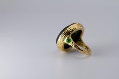 "Tree Trunk And Water Well" Ring Binliang.A.P - Multi Gems and 18k Yellow Gold