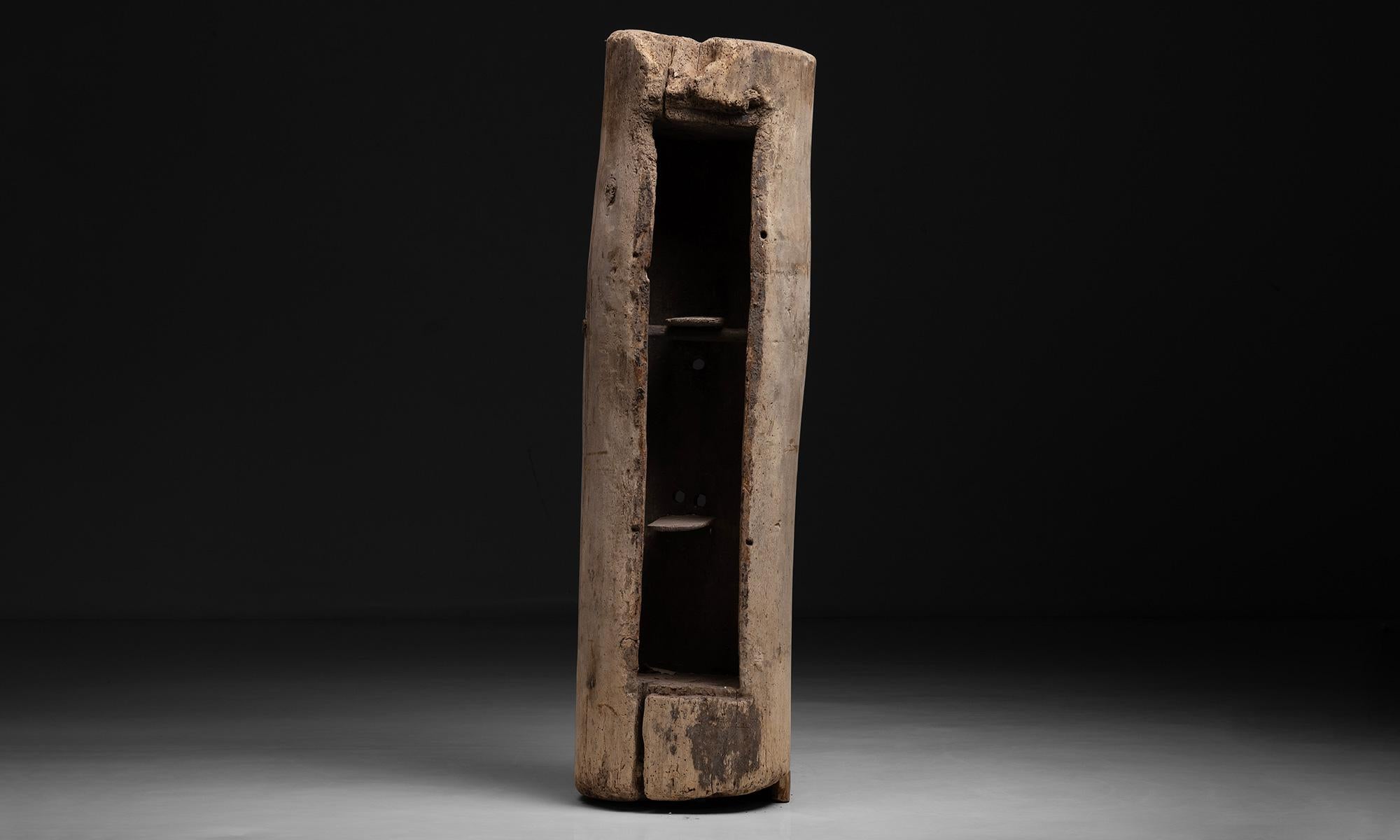 etagere tronc d'arbre