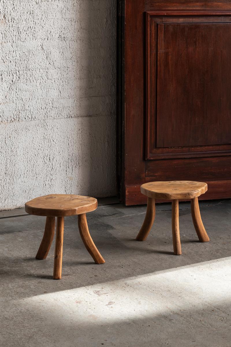 Tree trunk coffee table, France, 1970s 5