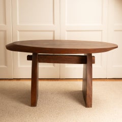 Tree trunk console/desk - France 1950