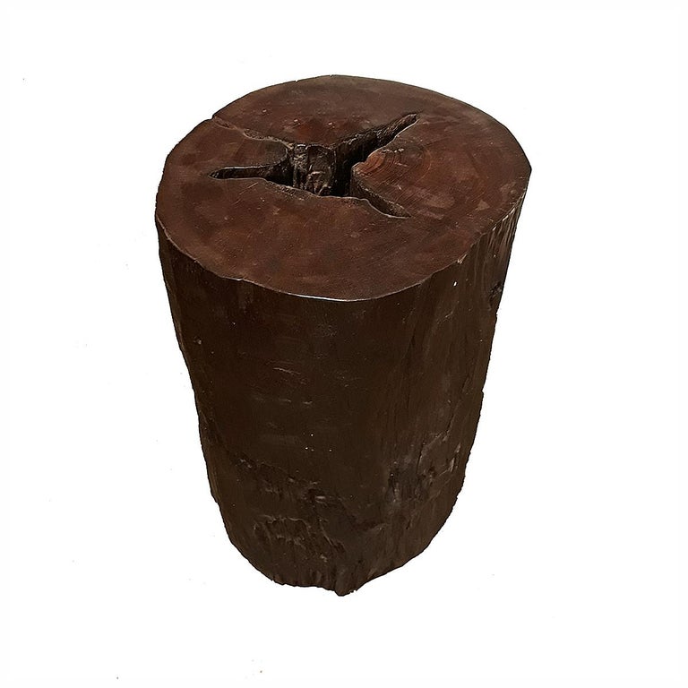 Tree Trunk End Table For Sale at 1stDibs