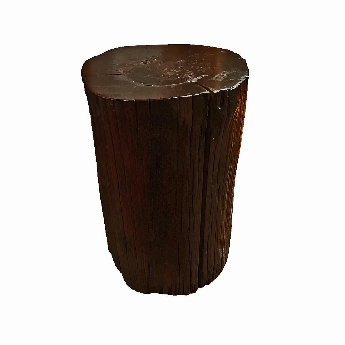 Tree Trunk End Table from Indonesia 3
