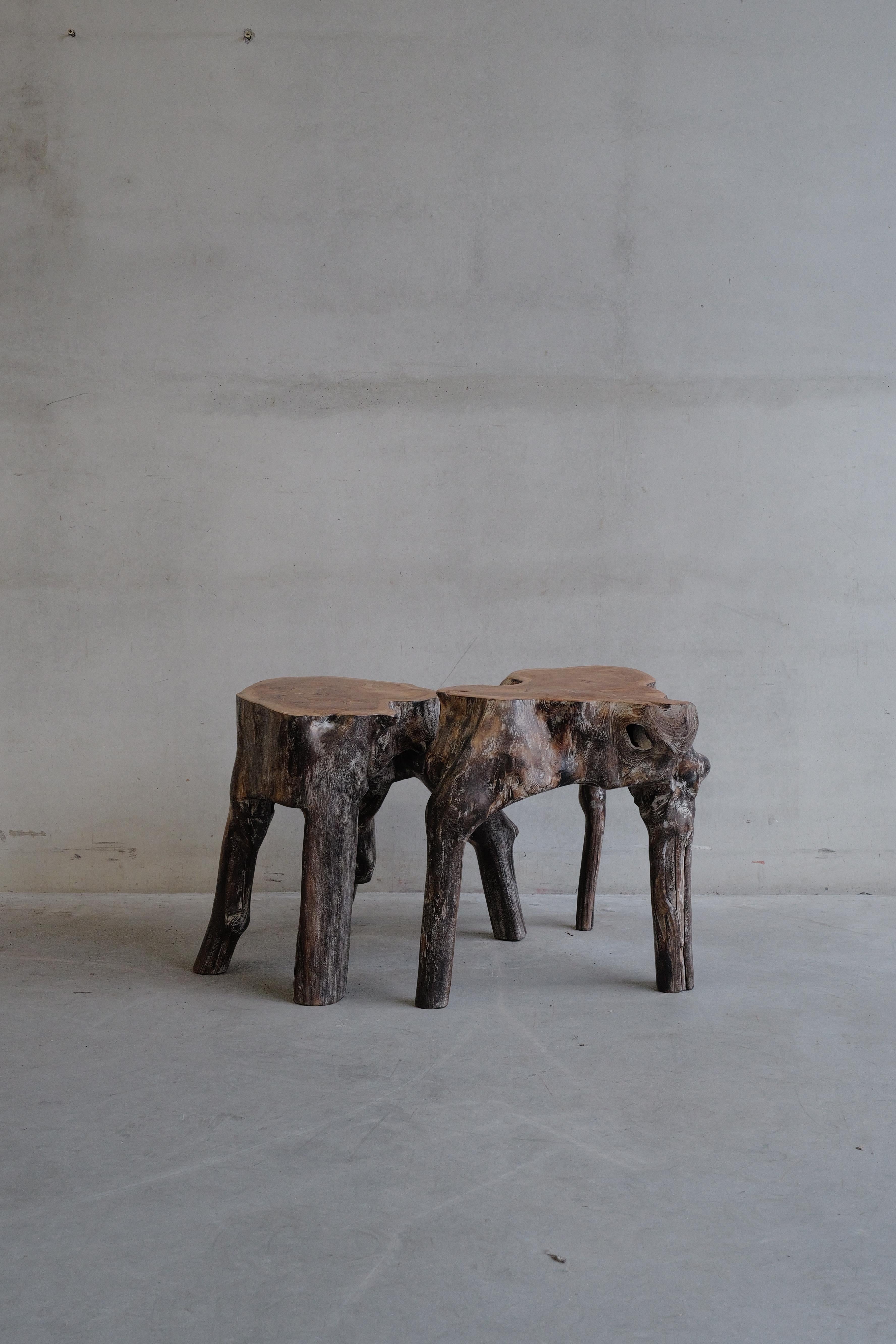 Swedish Tree trunk stool For Sale