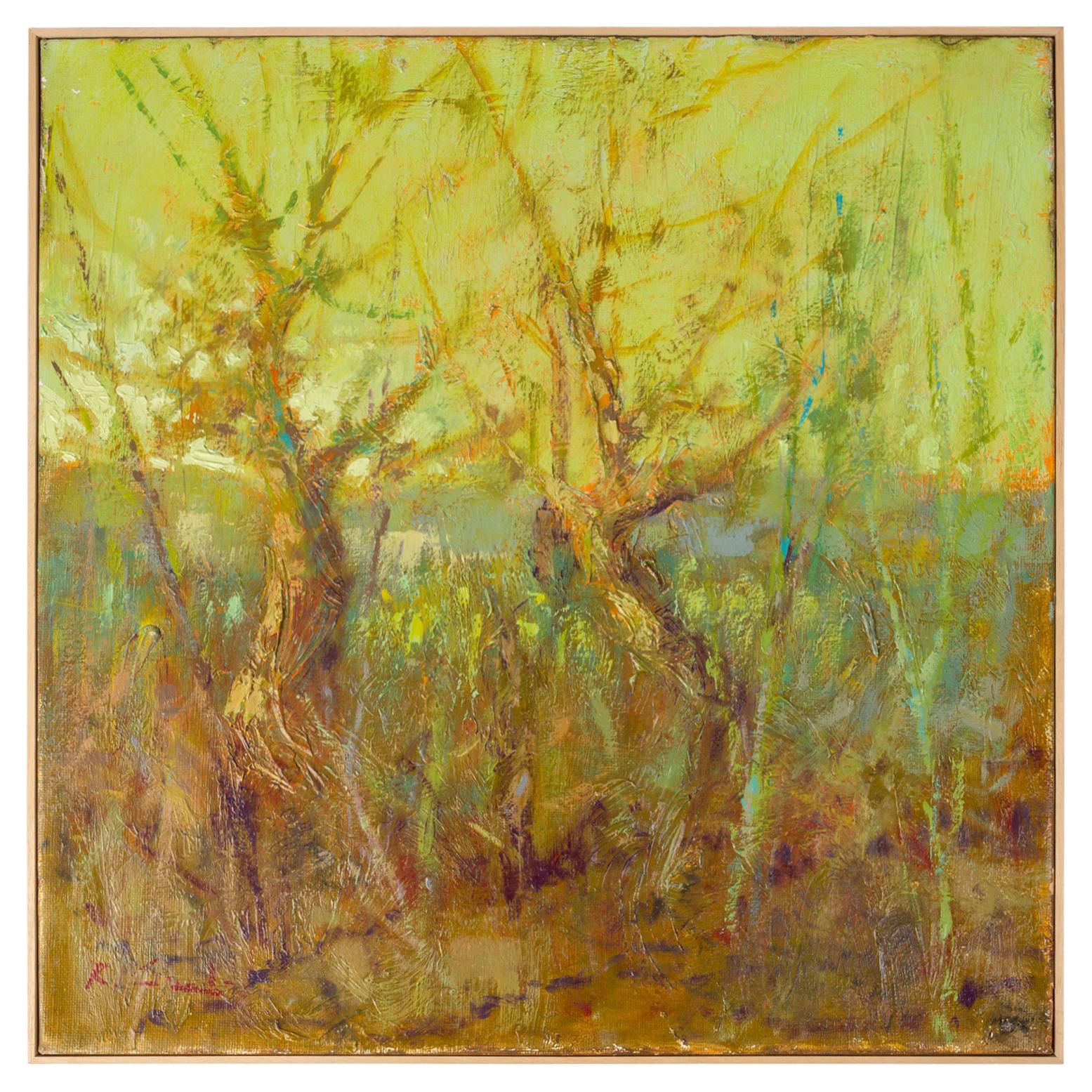 "TREES" Italian Painting For Sale