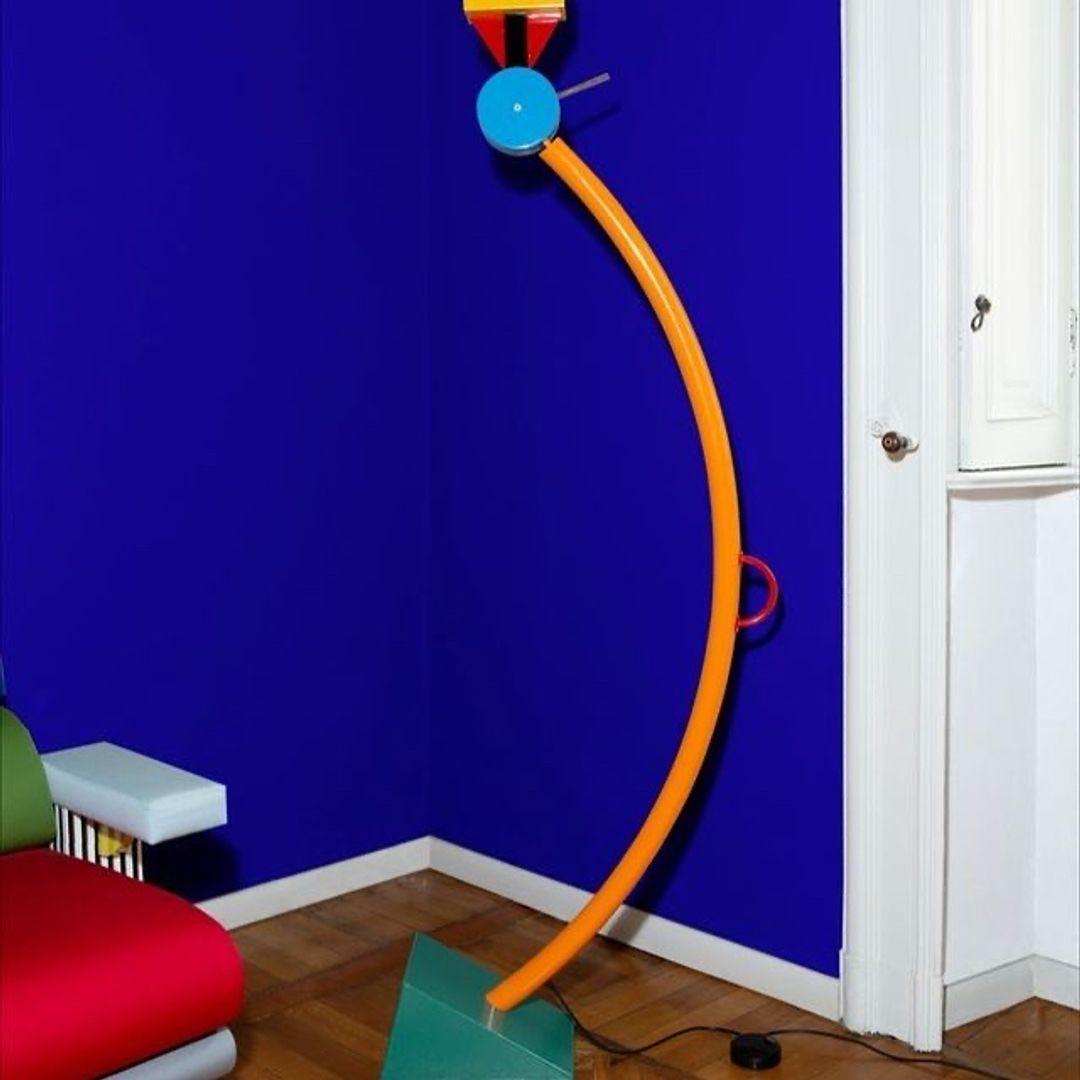 Treetops Lampadaire en métal peint de Memphis, Ettore Sottsass en vente 6