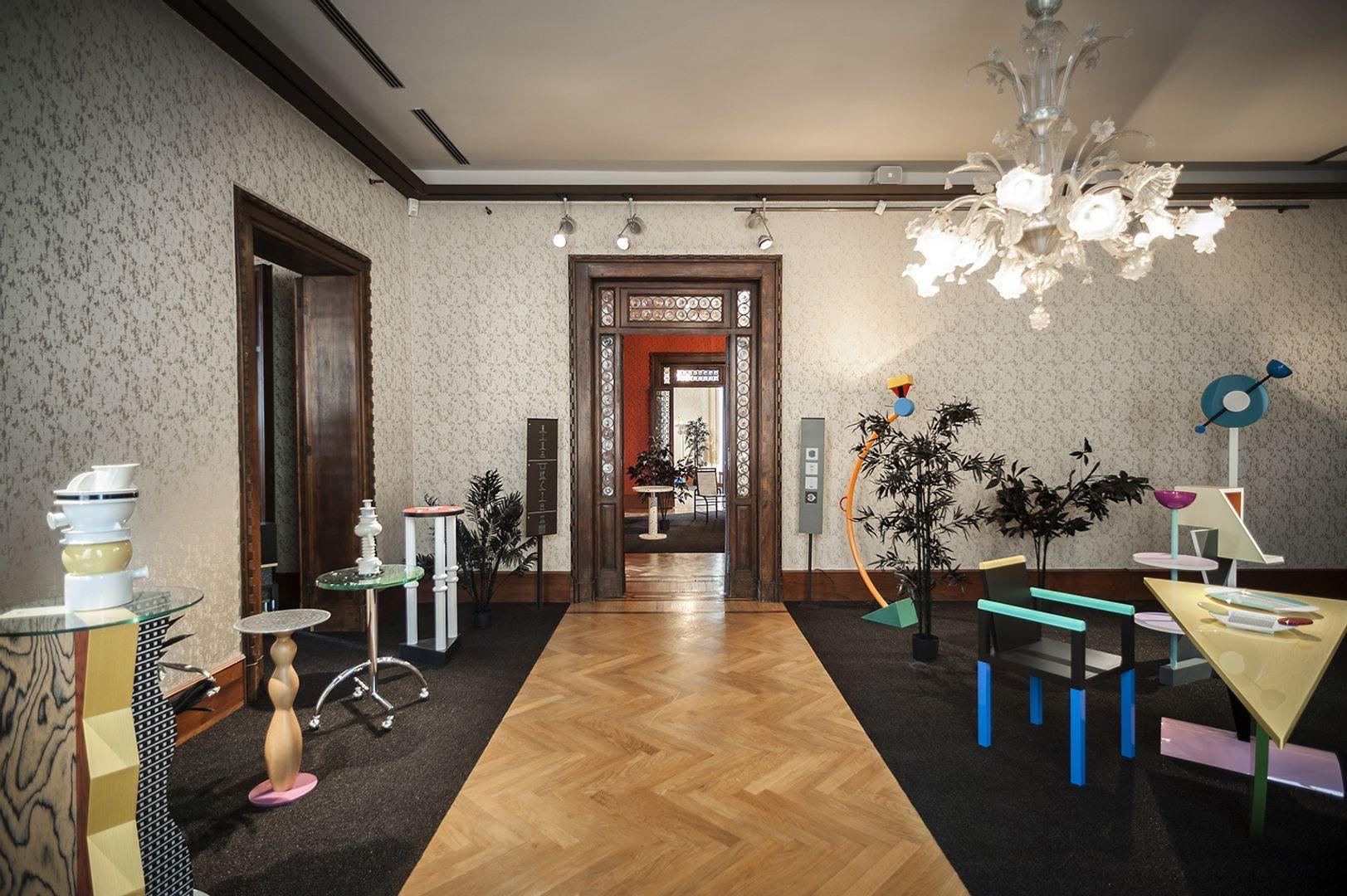 Treetops Lampadaire en métal peint de Memphis, Ettore Sottsass en vente 2