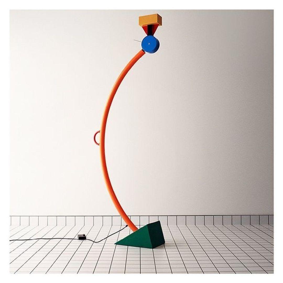 Treetops Lampadaire en métal peint de Memphis, Ettore Sottsass en vente 4