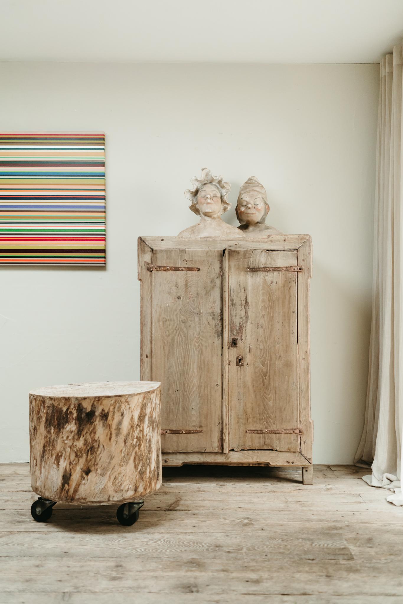 treetrunk table on wheels ... For Sale 8