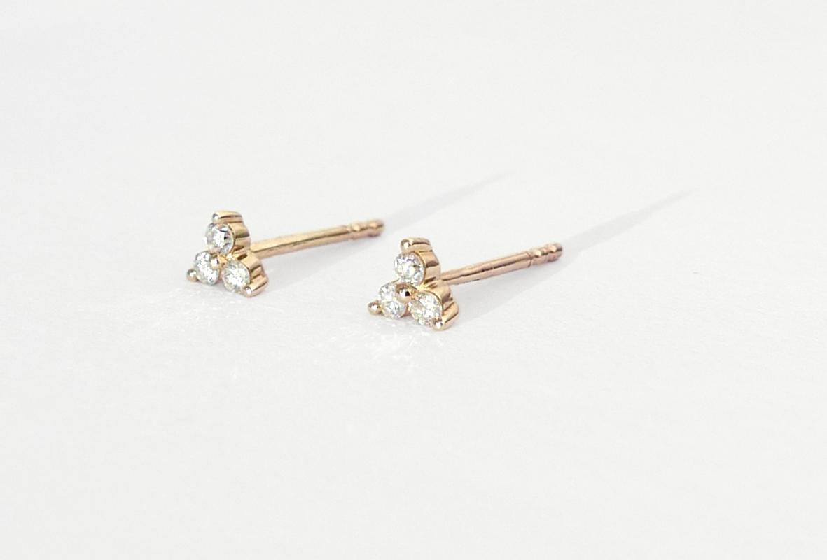 trefoil earrings