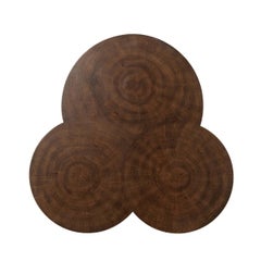 Trefoil Oak Natural Accent Table