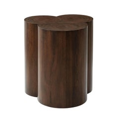 Trefoil Oak Natural Accent Table