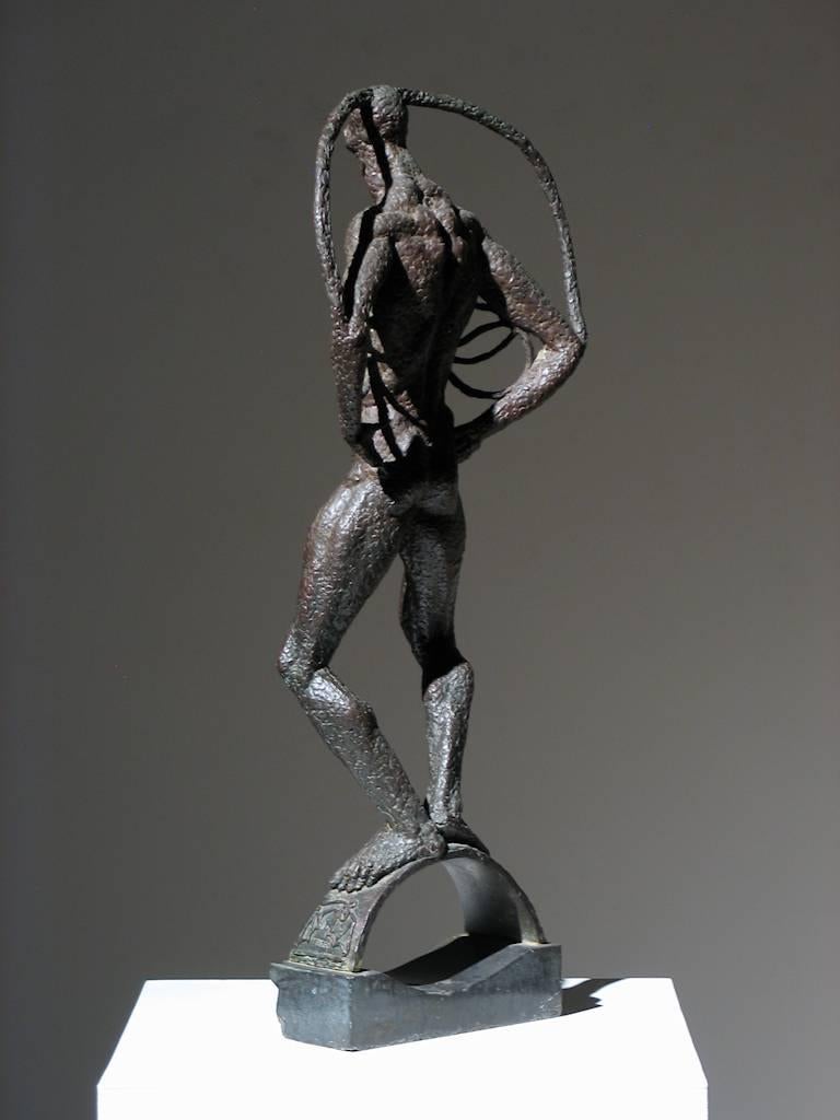 Trego
Samhain
ca. 1930s
Gießereiprüfzeichen: Fundicion Campaiota
Bronze
30 x 11,75 x 7 Zoll
$8,500