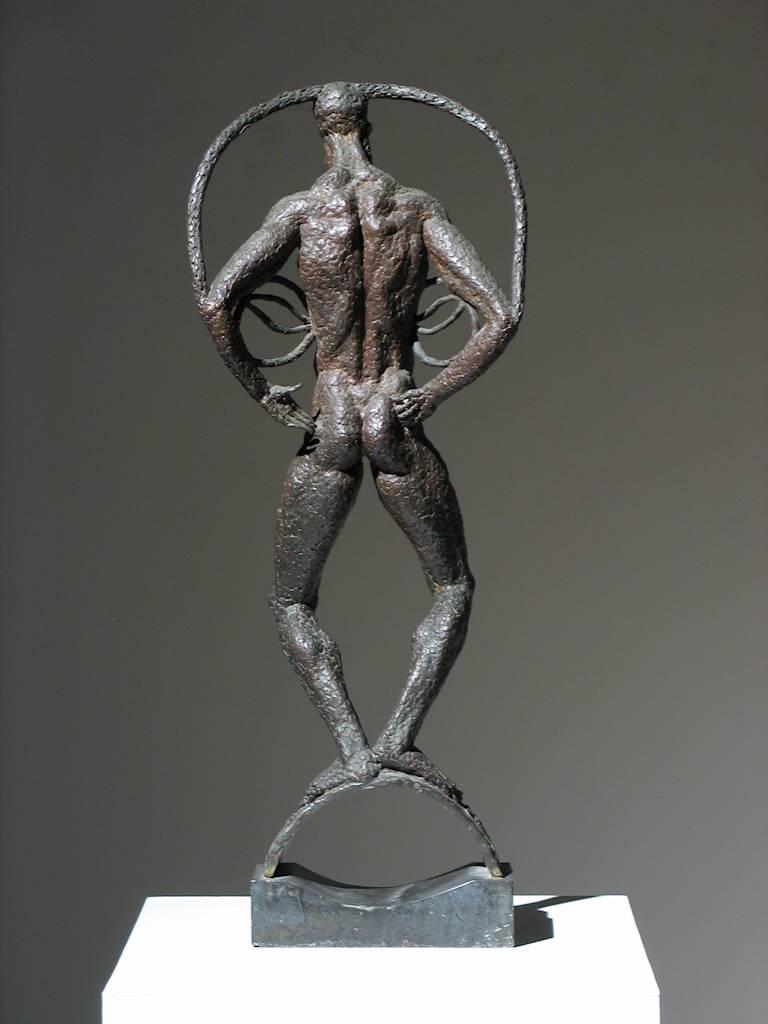 Samhain - Gold Figurative Sculpture by Trego