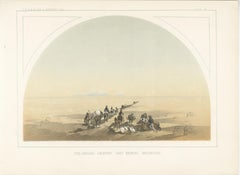 Trekking Through the Colorado Desert with Signal Mountain in the Distance, 1856