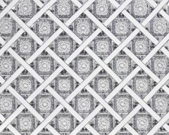 Trellis Brilliant Period Cut Glass Tray by Egginton