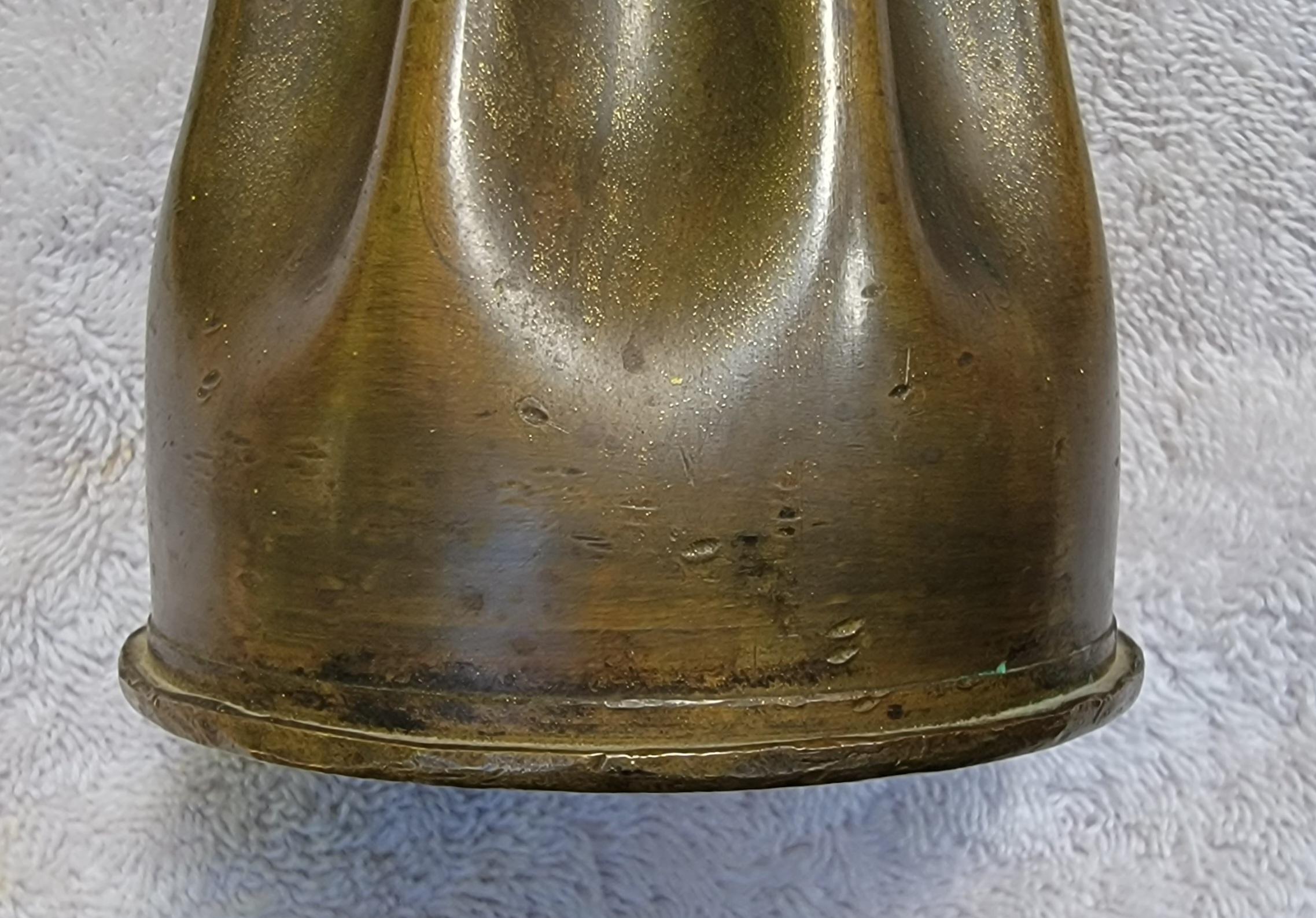 Trench Art Vase Dated 1918-19 For Sale 2