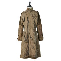Trench-coat avec imprimé Trompe l'Oeil sur Jean Paul Gaultier Femme