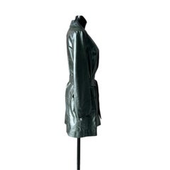 Gai Mattiolo leather trench coat in excellent Condition