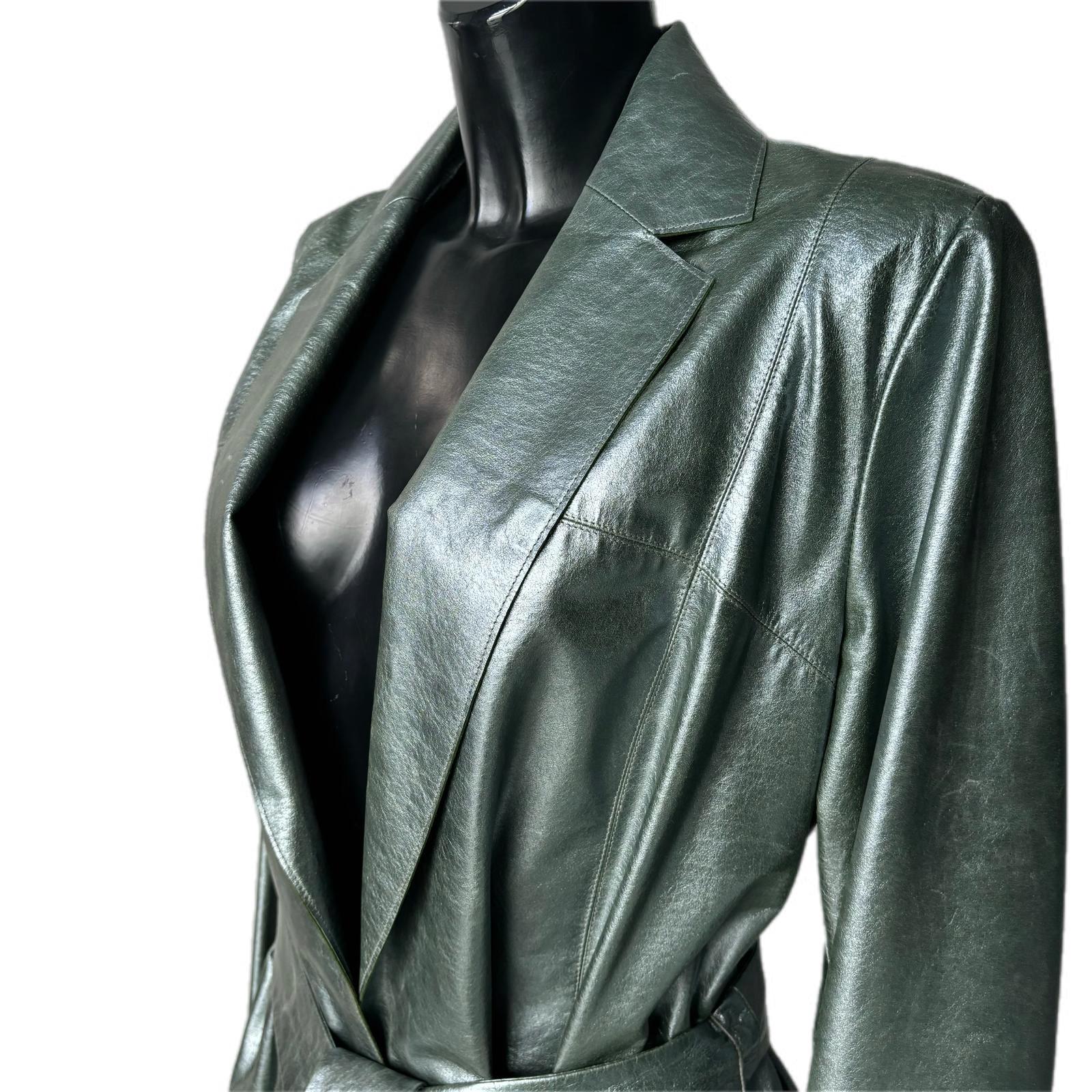 Women's or Men's Trench in pelle Gai Mattiolo in ottime Condizioni