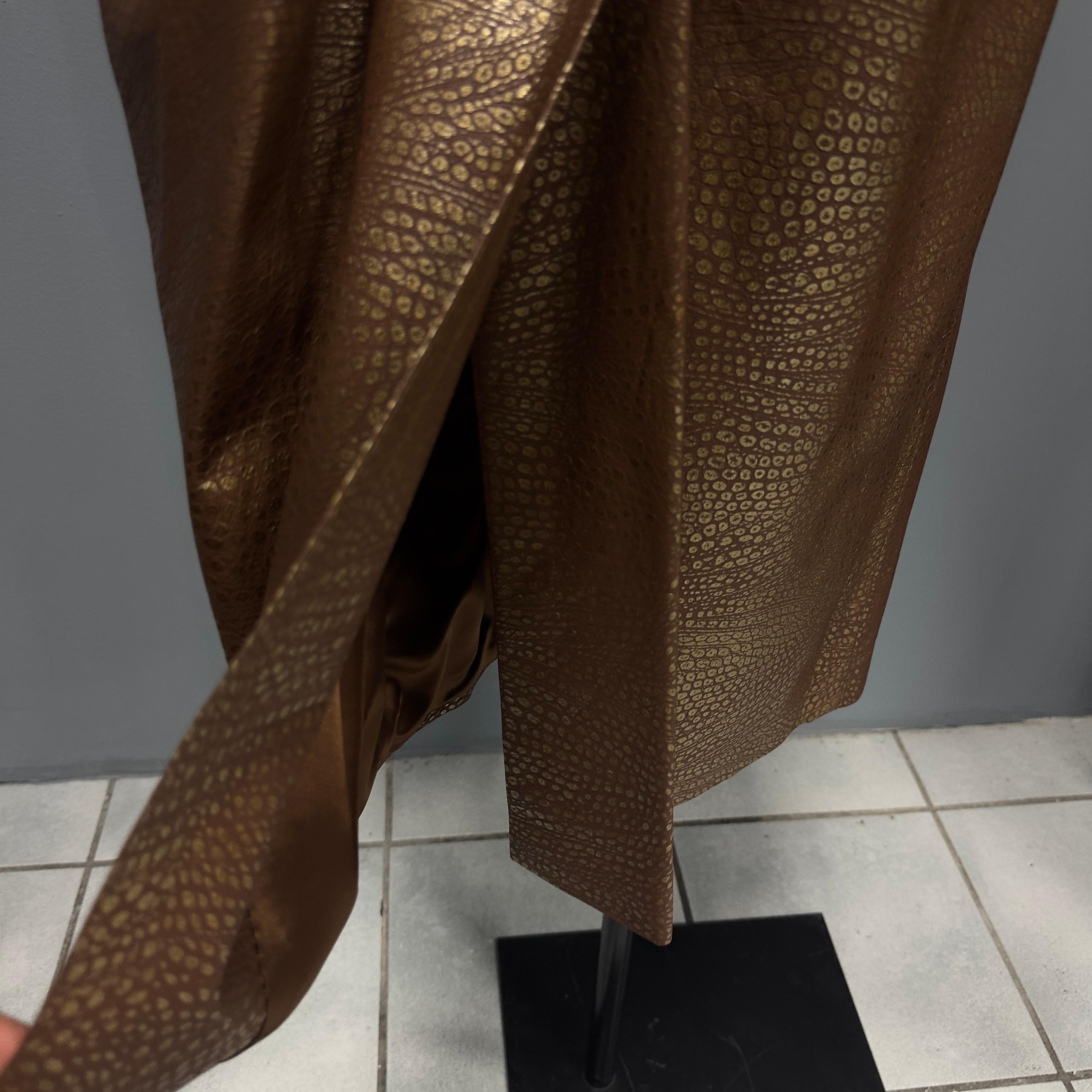 Trench in Pelle Yves Saint Laurent Rive Gauche  anni80 in ottime condizioni For Sale 7