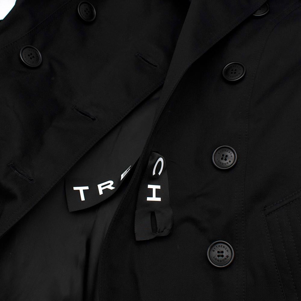 Women's or Men's Trench London Black Sloane Trench Coat S