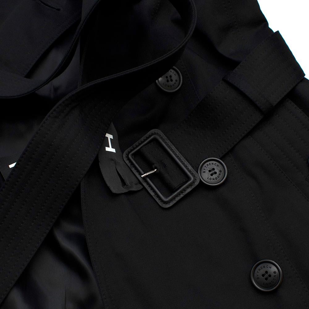 Trench London Black Sloane Trench Coat S 2