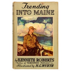 Used Trending Into Maine, by Kenneth Roberts and Illustrated by N. C. Wyeth, 1st Ed