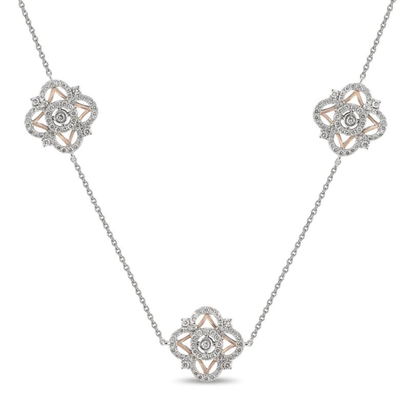 trendy diamond necklaces