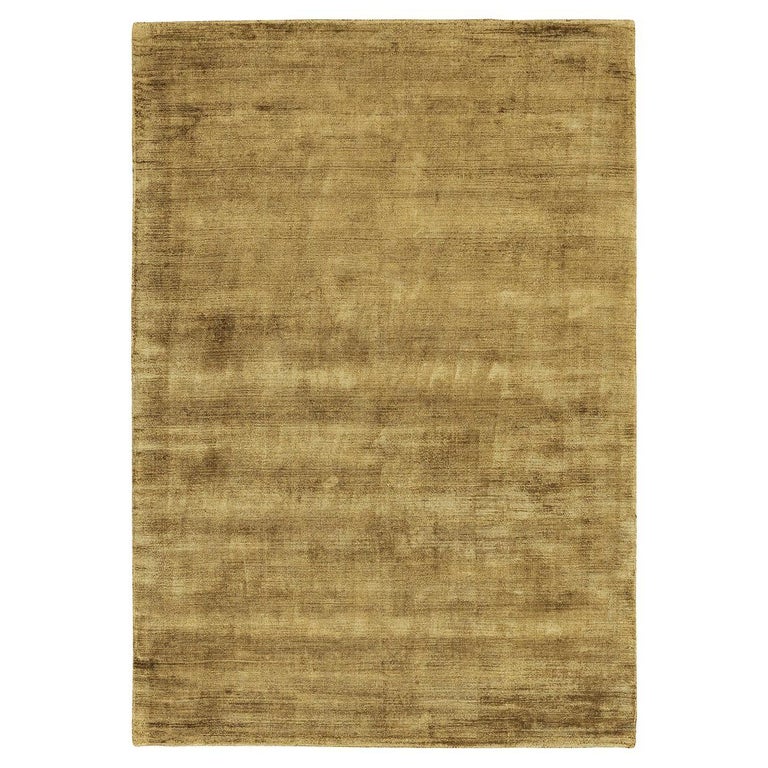 Trendy Shiny Gold Rug For Sale at 1stDibs