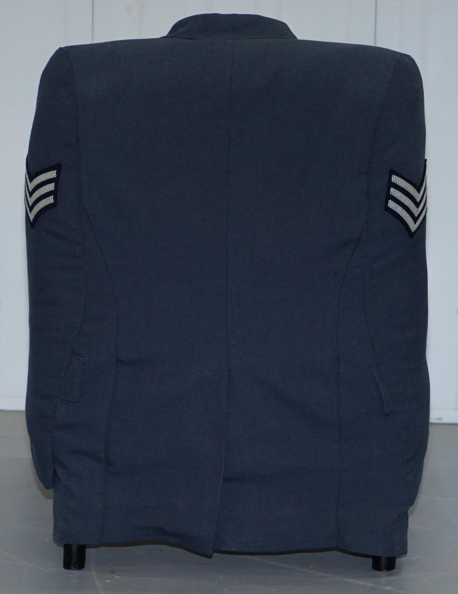 Treniq the Royal Air Force RAF Uniform Armchair Rare Unique Find For Sale 7