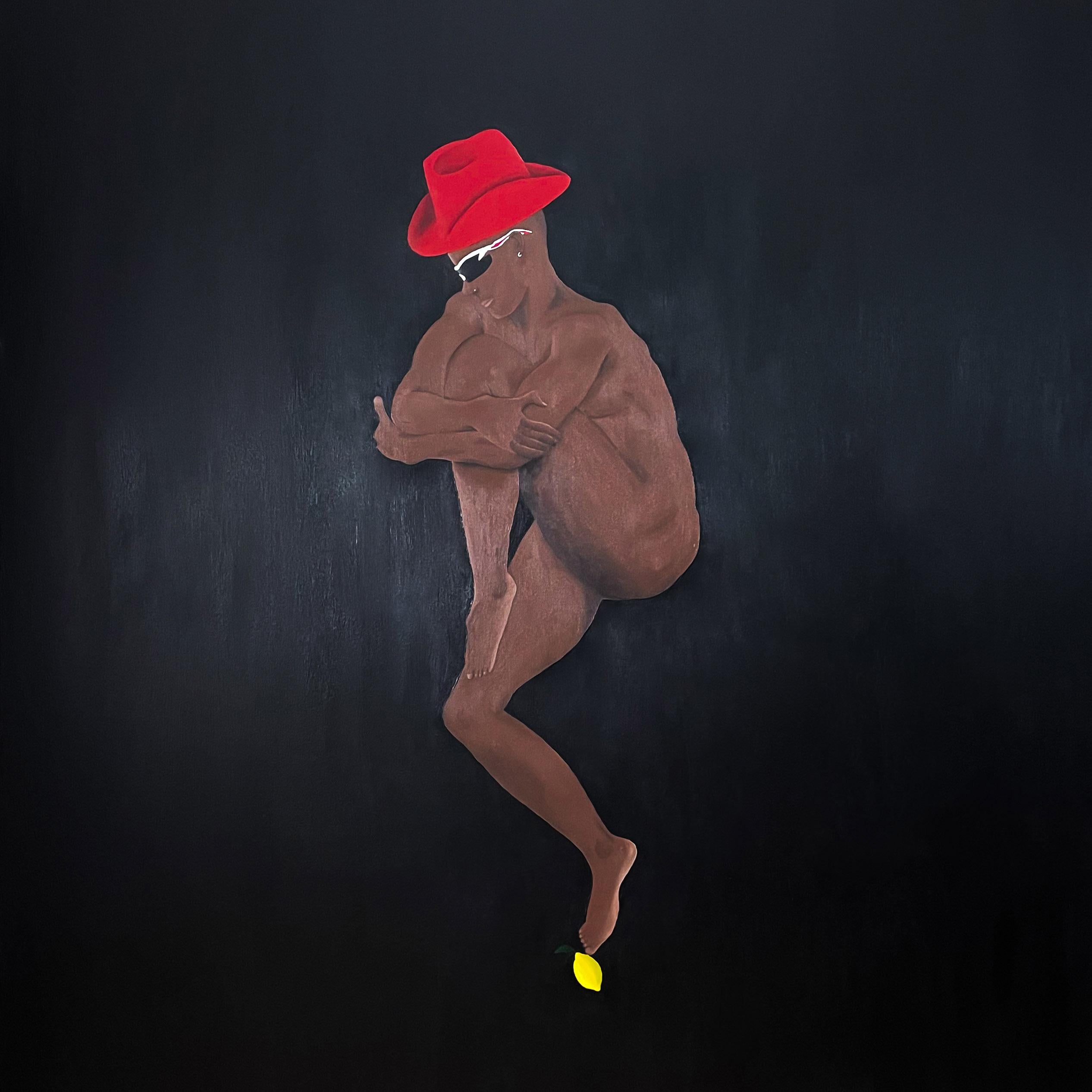 Figurative Painting di Trenity Thomas - Leggero come una foglia