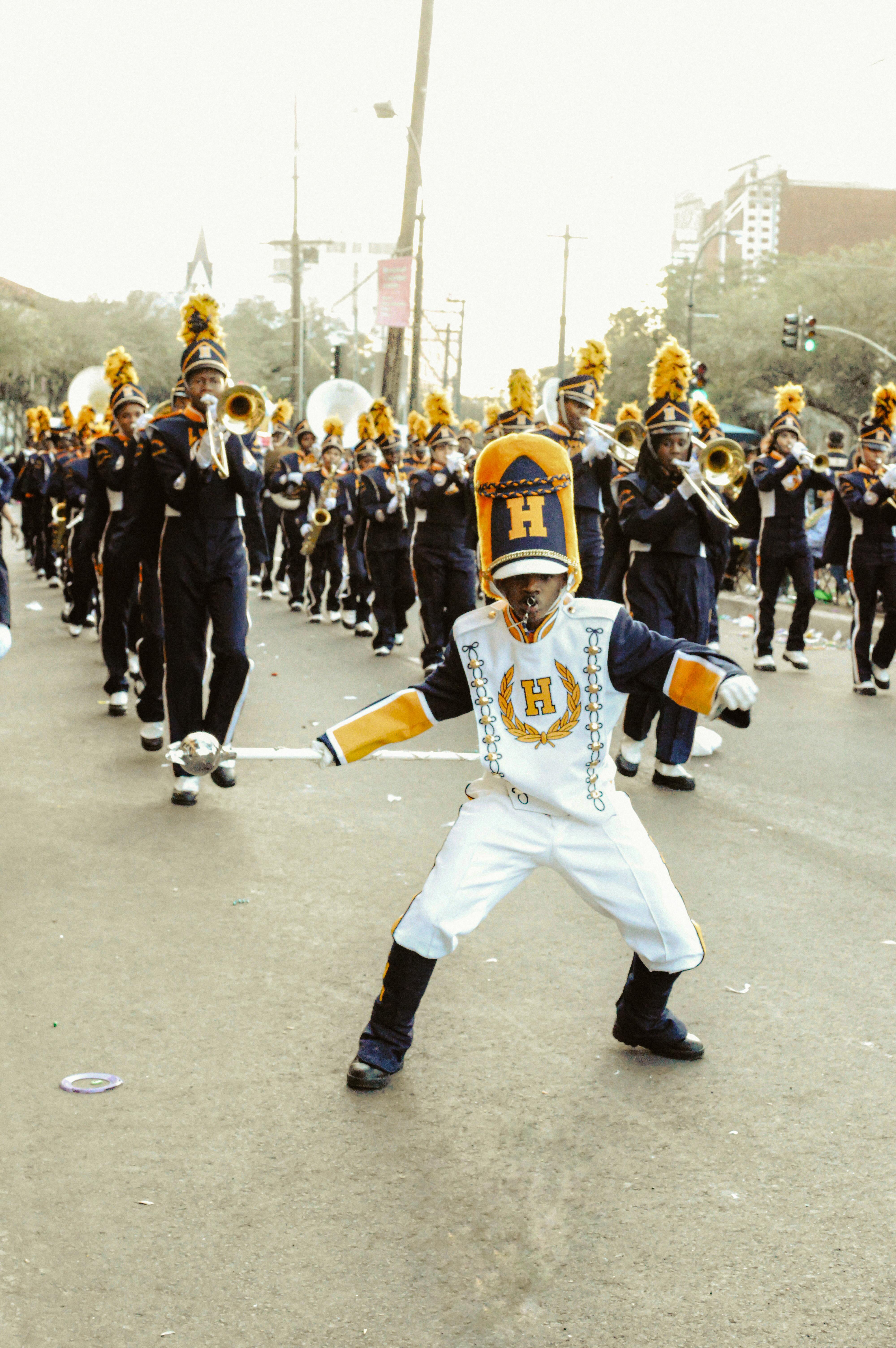 Trenity Thomas Figurative Photograph - Higgins' Marching Band