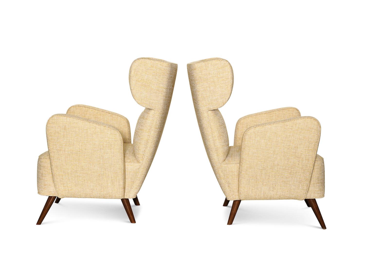 "Treno" Contemporary Lounge Chairs For Sale