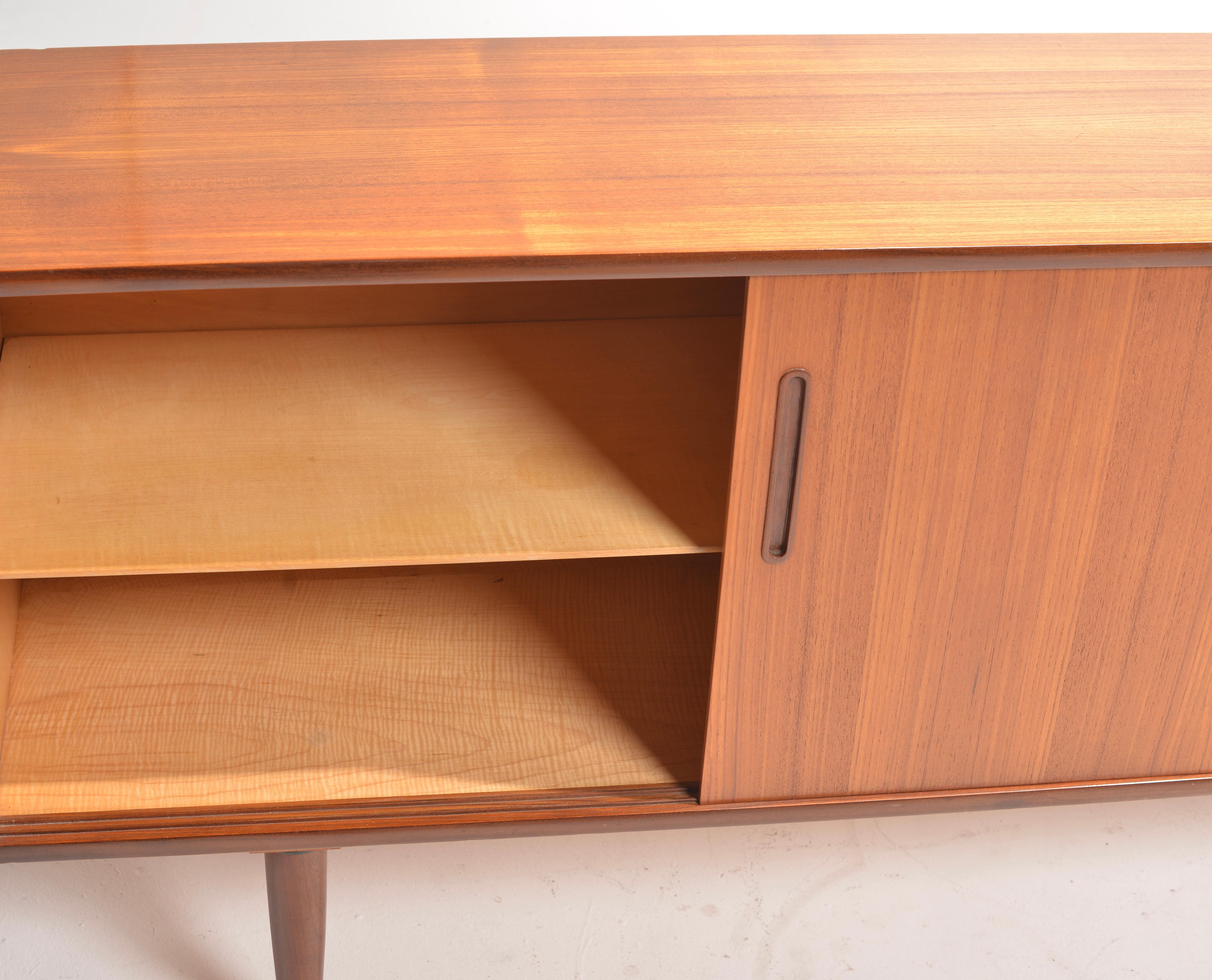 Trento Credenza in Teak by Nils Jonsson,  Sweden c1965 In Good Condition For Sale In Los Angeles, CA