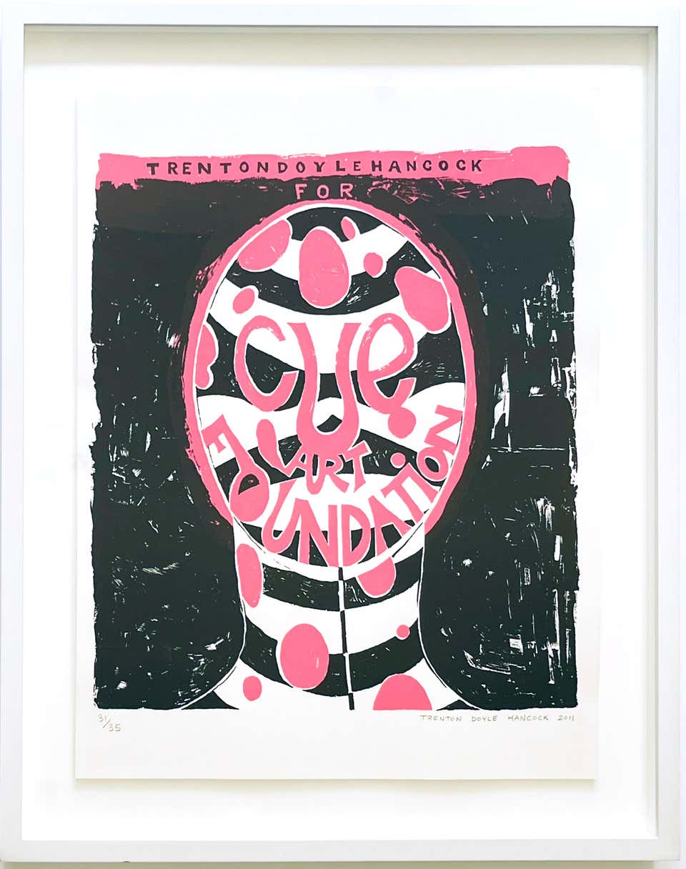 Trenton Doyle Hancock - Cue Art Foundation scarce lithograph Signed 31/35 Framed