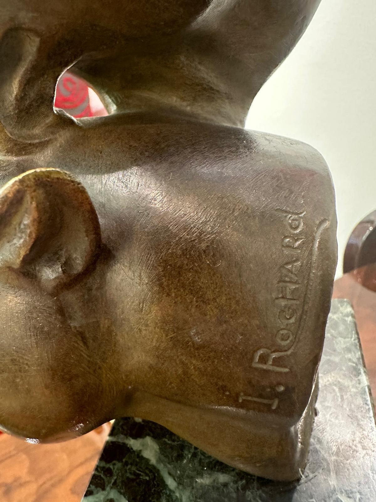 Français Très belle sculpture en bronze 