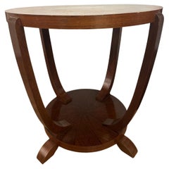 Très belle table d'appoint Art-Déco en palissandre