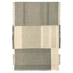 Tres Collection Pearl Hand-Loomed Wool and Felt Rug by Nani Marquina, Medium