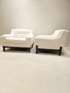 Très élégante paire de fauteuils italiens