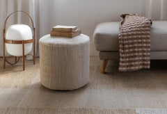 Nanimarquina Tres Persian Pouf in Vegetal by Elisa Padron and Marcos Catalan