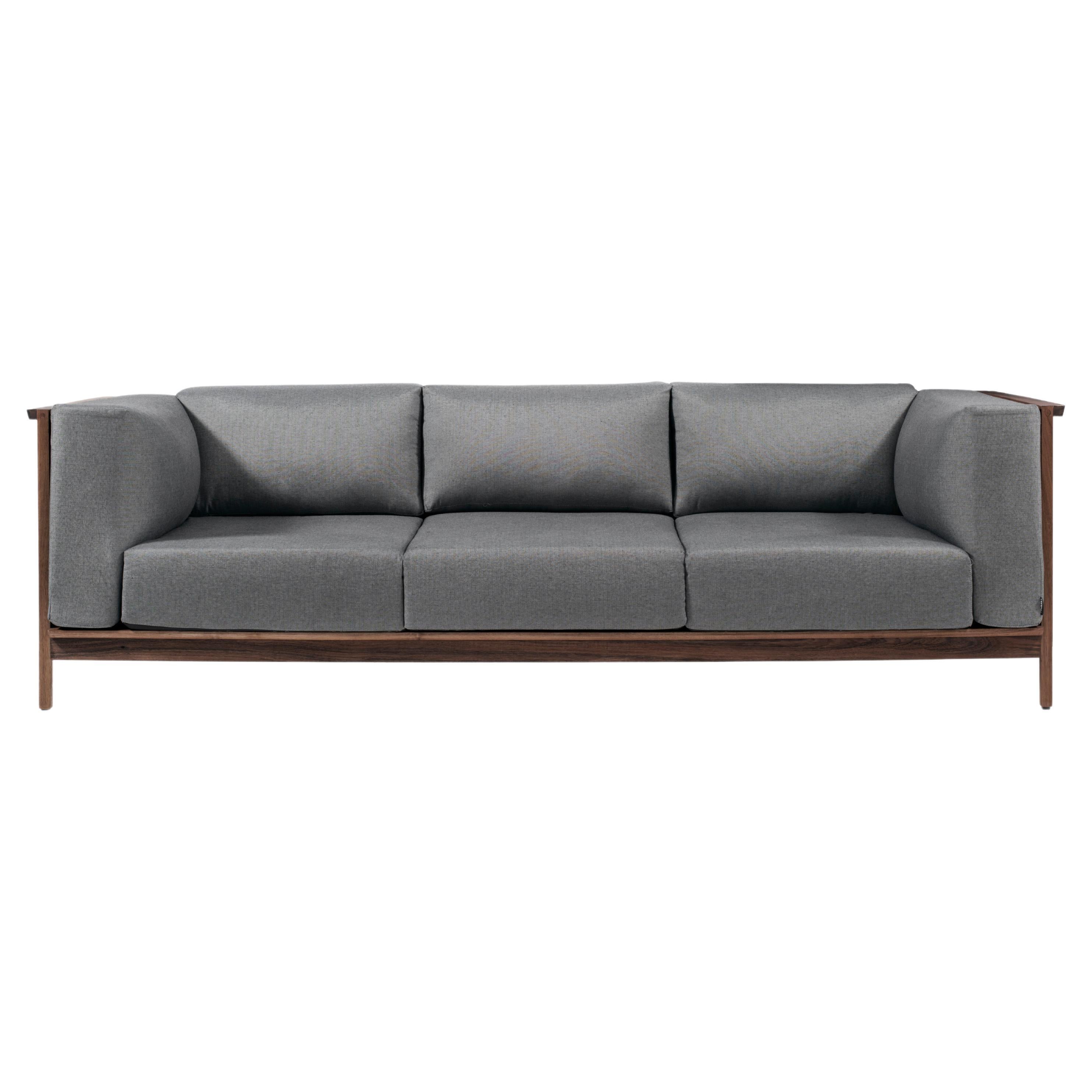 Tres Plazas Confort, Mexican Contemporary Sofa by Emiliano Molina for Cuchara For Sale