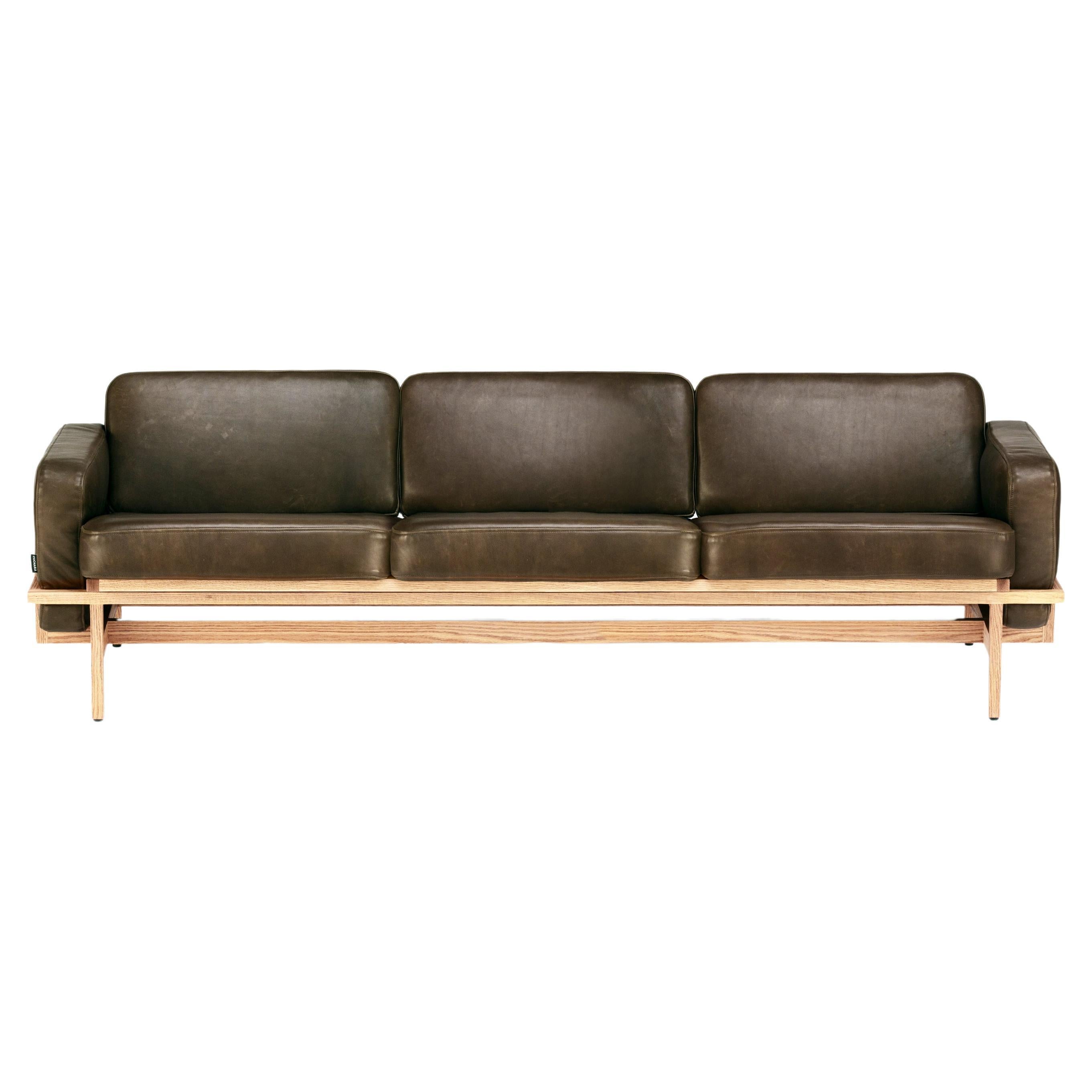 Tres Plazas Lccc, Mexican Contemporary Sofa by Emiliano Molina for Cuchara For Sale