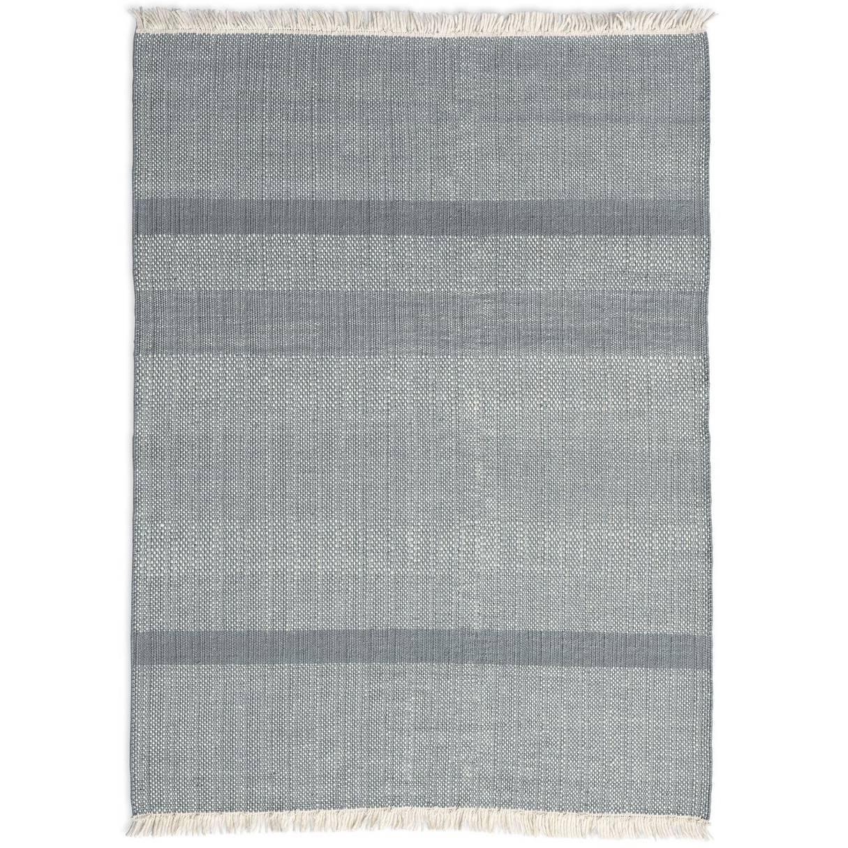 Tres Sage Hand-Loomed Wool and Felt Texture Rug by Nani Marquina