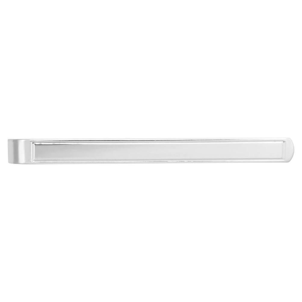 Tresor Paris 925 Solid Sterling Silver Engine Turned Bespoke Tie Slide Clip