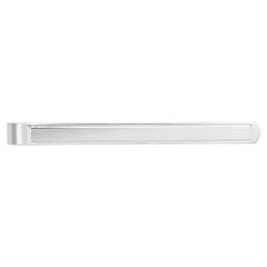 Tresor Paris 925 Solid Sterling Silver Engine Turned Bespoke Tie Slide Clip
